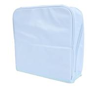 BRRNOO Trousse de Maquillage Debout, Organisateur de Maquillage Vertical avec Base Renforcée et Plusieurs Compartiments, pour Les Voyages, la Salle de Sport, Les Voyages d'affaire (Blue)