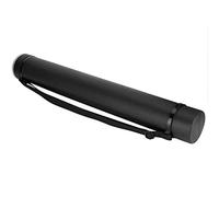 Brrnoo Tube de Rangement pour Dessins, étui Extensible et Télescopique pour Affiches, Documents et œuvres d'art, Facilement Portable avec Longueur (Black)