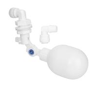 Brrnoo Vanne à Flotteur à Eau, Soupape à Flotteur pour Réservoir d'Eau pour les Installations Permanentes et Installations 3/8 "Kit de Soupape de en Plastique Réglable pour Aquarium Ro di Système