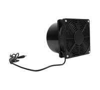 Brrnoo Ventilateur Solaire, Ventilateur d'échappement de Fenêtre avec de Ventilation de Conduit Résistant à l'eau IP65 5W 5W d'échappement à Bride Solaire de Serre pour Animaux de Compagnie Shed