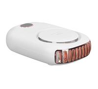 Brrnoo Ventilateur USB Portable sans Lame avec Lanière Tour de Cou, Léger, Rechargeable et Idéal pour le Camping et une Utilisation Quotidienne (WHITE)