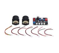 BRRNOO Vu Meter, Amplificateur de Niveaux Audio, Indicateur de Niveau Audio avec Câble de Carte de Pilote, Compteur ABS DB avec Carte de Pilote pour équipement Médical de Studio d'enregistrement