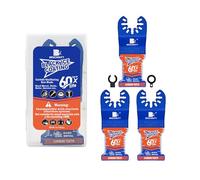 BRSCHNITT 3pcs 34MM Lame Outil Multifonction Oscillants Universelle Accessoires Kit, lames de scie pour bois avec clous, métal, plastique, cloisons sèches