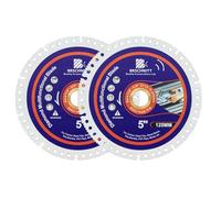 BRSCHNITT Indestructible Disc for Grinder 125MM 2pcs -22.23mmArbor Multifunctional Cutting Discs for Smooth Cutting, Chamfering, Grinding,Disques de coupe multifonctionnels