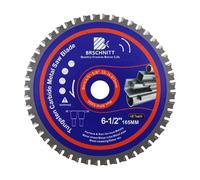 BRSCHNITT Scie Circulaire Métal 165mm x 20mm - Disque Coupe Métal 48T Arbor:20-15.875mm pour Acier Ferreux Tube D'acier