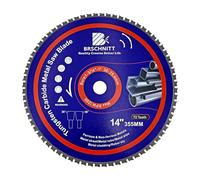 BRSCHNITT Scie Circulaire Métal 355mm - Disque Coupe Métal 72T Arbor:15.875mm pour Acier Ferreux Tube D'acier