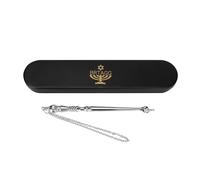 BRTAGG Yad Torah Pointeur 4649, Pointeur de la Bible, Outil de Lecture de la Bible (Argent, 13cm)