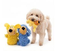 BRTNUP Lot de 2 jouets couineurs interactifs pour chien avec couineur, pour la santé dentaire et la stimulation mentale, jouet d'enrichissement pour soulager l'ennui des chiots et des chiens