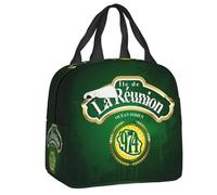 BRTOLIIAO 974 Sac à lunch de l’île de la Réunion pour femmes, île Margouillat, glacière isolée de l’océan Indien, boîte à lunch thermique de travail, sacs alimentaires scolaires