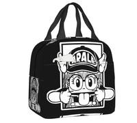 BRTOLIIAO Arale Norimaki Anime sacs à repas thermiquement isolés femmes Dr. Slump contenant portable pour repas pour bureau scolaire boîte alimentaire extérieure
