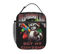 BRTOLIIAO Confitures de fraises en boîte à lunch isolées Mais mon arme ne rate pas le laveur Stock,Stora ge Cooler style boîte de nourriture, Bento thermique pour voyager