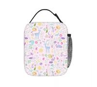 BRTOLIIAO Couverture du journal de Punzie, sacs à lunch, sac à lunch isolant, boîte à bento portable, sacs de pique-étanches pour femmes, travail, enfants, école