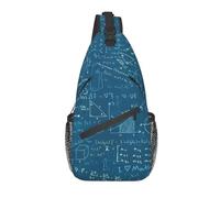 BRTOLIIAO Leçons de mathématiques Sac à bandoulière pour professeur geek Sac à dos bandoulière personnalisé en mathématiques pour hommes Sac à dos de voyage