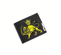 BRTOLIIAO Lion avec épée et emblème couronne Design d’impression portefeuille homme Simple moderne et élégant Entreprise Le petit ami du père Amour de Noël