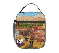 BRTOLIIAO Sac à lunch thermique isolé Stardew Valley pour voyager Conteneur réutilisable de sacs alimentaires Refroidisseur thermique