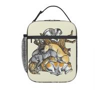 BRTOLIIAO Tas de chiens grisen train de dormir Un sac à lunch