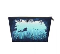 BRTOLIIAO Voyage personnalisé Deep Sea Caveran Diver Sac de toilette Plongée Explorer Organisation maquillage cosmétique Beauty Storage Dopp Kit Box