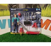 Bruder Set de figurine 62100 – Ouvrier avec accessoires G