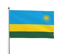 Bruant 90X150Cm Drapeau Du Rwanda Renforcé Événements Drapeaux Avec Œillets Bannière Extérieure Pour Maison,Restaurant