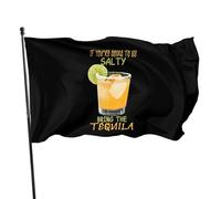 Bruant 90X150Cm Si Vous Voulez Être Salé, Apportez La Tequila Résistants Aux Intempéries Maison Drapeau De Jardin Décoratifs Bannière Extérieure Pour Intérieur,Fête