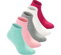 BRUBAKER 10 paires de chaussettes de lit Chaussettes de lit - Chaussettes moelleuses - Chaussettes en peluche taille 36-41
