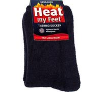 Brubaker 2 Paar Heat my Feet Unisex Thermo Socken Navy Größe 39-42