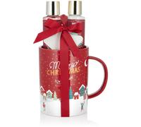 BRUBAKER 4 Pcs Coffret Cadeau Nöel Bain et Douche dans Tasse Pot cup Noel Grande