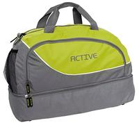 Brubaker Active_Tasche_GrauGrün Unisexe Adulte Sac de sport Grau/Grün