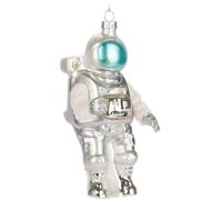 BRUBAKER Astronaute - Boule de Noël en verre peinte à la main - 14,5 cm Boule d'arbre Spationaute - Espace Décoration Noël Décoration d'arbre de Noël