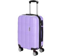 BRUBAKER Bagage à Main Bahamas - Valise avec Serrure à Combinaison, 4 roulettes et Poignées Confortables - 37 x 56 x 24.5 cm Trolley ABS - Malette Rigide à Roues (M - Lilas Violet)