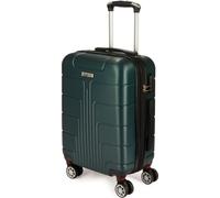 BRUBAKER Bagage à main valise rigide Miami - Valise de voyage extensible avec serrure à combinaison et 4 roulettes - 37 x 56 x 24,5 cm, M, vert foncé