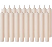 BRUBAKER Bougies d'anniversaire 9,5 cm - Petites bougies pointues pour anniversaire - Bougies décoratives de fête - Bougies bâton Bougies chandelier, Champagne, 20 bougies