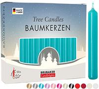 BRUBAKER Bougies de Noël en Cire - Idéales pour Sapin & Pyramide de Noël