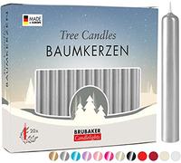 BRUBAKER Bougies de Noël en Cire - Idéales pour Sapin & Pyramide de Noël