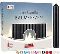 BRUBAKER Bougies de Noël en Cire - Idéales pour Sapin & Pyramide de Noël