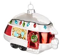 BRUBAKER Boule de Noël en Verre - Travail Manuel Beaucoup de Motifs Amusants - Décorations de Noël - Personnages Drôle Pendentifs - Caravane rétro