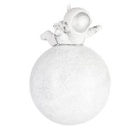 BRUBAKER Boule de Noël en Verre - Travail Manuel Beaucoup de Motifs Amusants - Décorations de Noël - Personnages Drôle Pendentifs - Astronaute