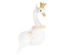 BRUBAKER Boule de Noël en Verre - Travail Manuel Beaucoup de Motifs Amusants - Décorations de Noël - Personnages Drôle Pendentifs - Cygne Princesse