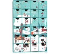 BRUBAKER Calendrier de L'Avent à Remplir Pour les Chats et les Amoureux Des Chats - Calendrier de Noël à Faire Soi-Même Pour