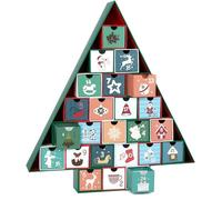 BRUBAKER Calendrier de l'Avent à Remplir - Sapin - Calendrier de Noël DIY