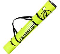 BRUBAKER 'Carver Champion' - Housse à Skis rembourrée - pour 1 Paire de Skis + Bâtons - 170 cm - Jaune Fluo/Noir