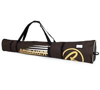 BRUBAKER ‘Carver Champion’ - Série limitée - Housse à Skis rembourrée pour 1 Paire de Skis et Bâtons - 190 cm - Brun foncé Sable