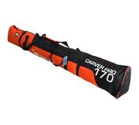 BRUBAKER 'Carver Pro 2.0 ' Housse à Skis rembourrée pour 1 Paire de Skis + bâtons - 170 cm - Noir-Orange