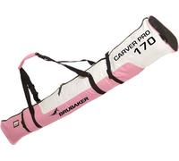 BRUBAKER Carver PRO Sac à skis rembourré avec fermeture éclair 170 cm rose blanc