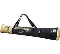 BRUBAKER 'Carver Pro Saint-Moritz' - Housse à Skis rembourrée - pour 1 Paire de Skis & bâtons - 190 cm - Noir/Doré