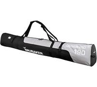 BRUBAKER 'CarverPro XP' - Housse à Skis rembourrée - pour 1 Paire de Skis + Bâtons - 190 cm - Noir/Argenté