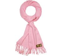 Brubaker Cashmirillo Écharpe - env. 30 x 180 cm Légèrement chaude et douillette - Automne et hiver Écharpe douillette - Étole avec franges pour femmes hommes, Rose