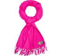 Brubaker Cashmirillo Foulard - env. 30 x 180 cm Légèrement chaud et douillet - Automne et hiver Foulard douillet - Etole avec franges pour femmes hommes, Rose