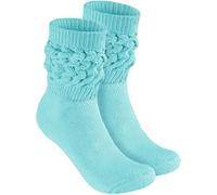 Chaussettes BRUBAKER Slouch - Chaussettes de sport pour femmes, menthe, taille 35-38, 1 paire