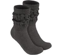 Chaussettes BRUBAKER Slouch - Chaussettes de sport pour femmes, Anthracite, taille 39-42, 1 paire